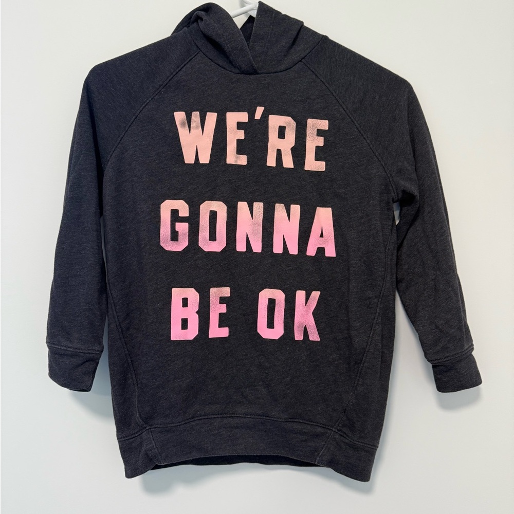 Old Navy Charcoal Hoodie Sweatshirt
